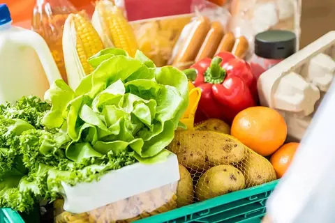 Obst und Gemüse für ausgewogene Ernährung